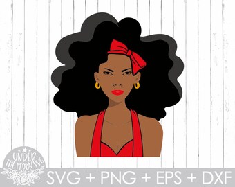 Afro Woman Svg,Afro Girl Svg,Afro Avg, Black Woman Svg, Funky Woman Svg, Curly Hair Svg, African Svg, African Woman Svg, African Girl Svg