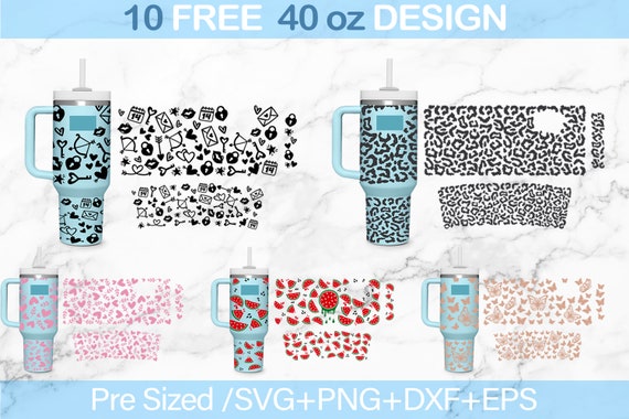 MightySkins Vinyl Decal Skin For Ozark Trail 40 Oz Tumbler – Butterfly Party Design, Protective Wrap