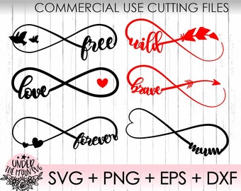 Infinity Circle SVG / Infinity Symbol Vector / Family Infinity SVG / Love InfinitySVG / Svg Files for Silhouette Cameo or Cricut