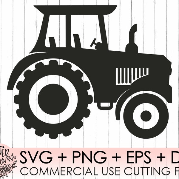 Farm Tractor SVG Cut File / Commercial Use/Farm life SVG / Transportation Cut File/Cricut Design Space/Silhouette Cut Files/Cricut Cut Files