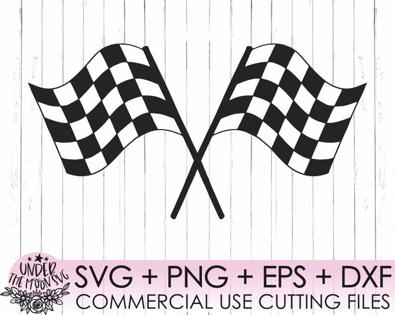 Checkered cheap flag stickers