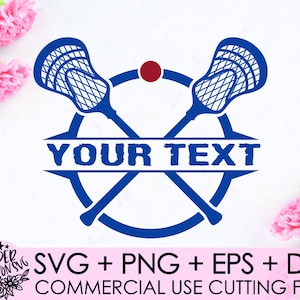 Lacrosse Stick SVG File / Lacrosse Sticks Monogram SVG / Vinyl Cuttable svg / INSTANT Download / Silhouette Cut Files / Cricut Cut Files