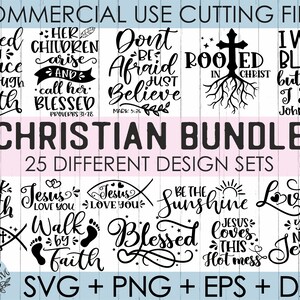 Christian Bundle Svg,Bible Verse Bundle,Bible Quote Svg,Religious Svg,Scripture Svg,Jesus Svg,Got SvgChristian Svg,Faith Svg,Instant