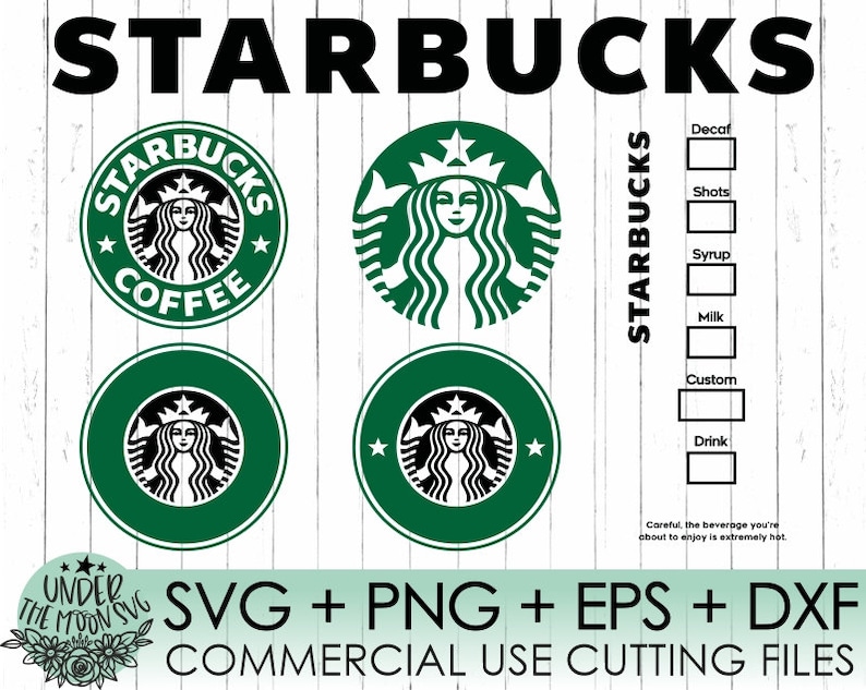 Starbucks Logo SVG | Starbucks DXF | Starbucks Option Coffee Emblem Cut Collection | Siren Starbucks Svg | Starbucks logo Vector| SVG File 