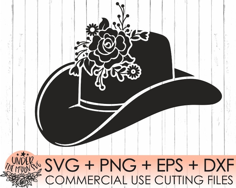 Download Floral Cowboy Hat Svg File Cowgirl Svg Country Western Svg Svg Eps Png Dxf Vinyl Cut Silhouette Cut Files Cricut Cut Files Stencils Craft Supplies Tools Kalawanigeneraldealers Com