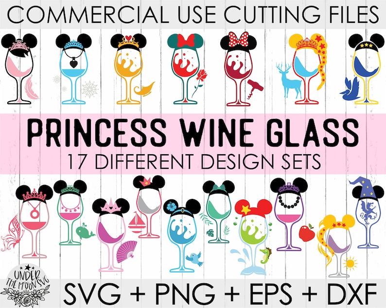 Free 65 Disney Princess Wine Glass Svg Free SVG PNG EPS DXF File