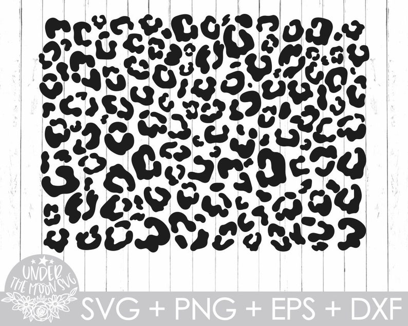 Leopard Svg, Leopard Print Svg, Animal Print Svg, Print Svg, Schnittvorlage Vektor Clip Art Cricut Cameo Silhouette Bild 1