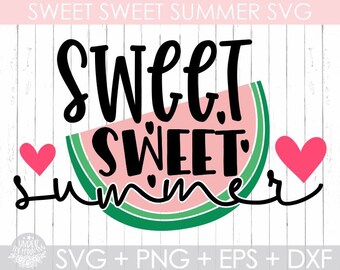 Wassermelone Süßer Sommer SVG, Wassermelone SVG, Schneidedateien, Silhouette, Cricut Sommer SVG, geschnittene Dateien, Cricut geschnittene Dateien, Silhouette Dateien