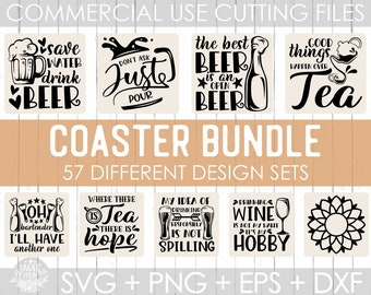 Coaster Svg Bundle,Wine Saying Svg,Coffee Coaster Svg,Drink Coaster Svg,Beer Quote Svg,Coffee Svg,Floral Monogram Svg,Tea Saying Svg,Wine