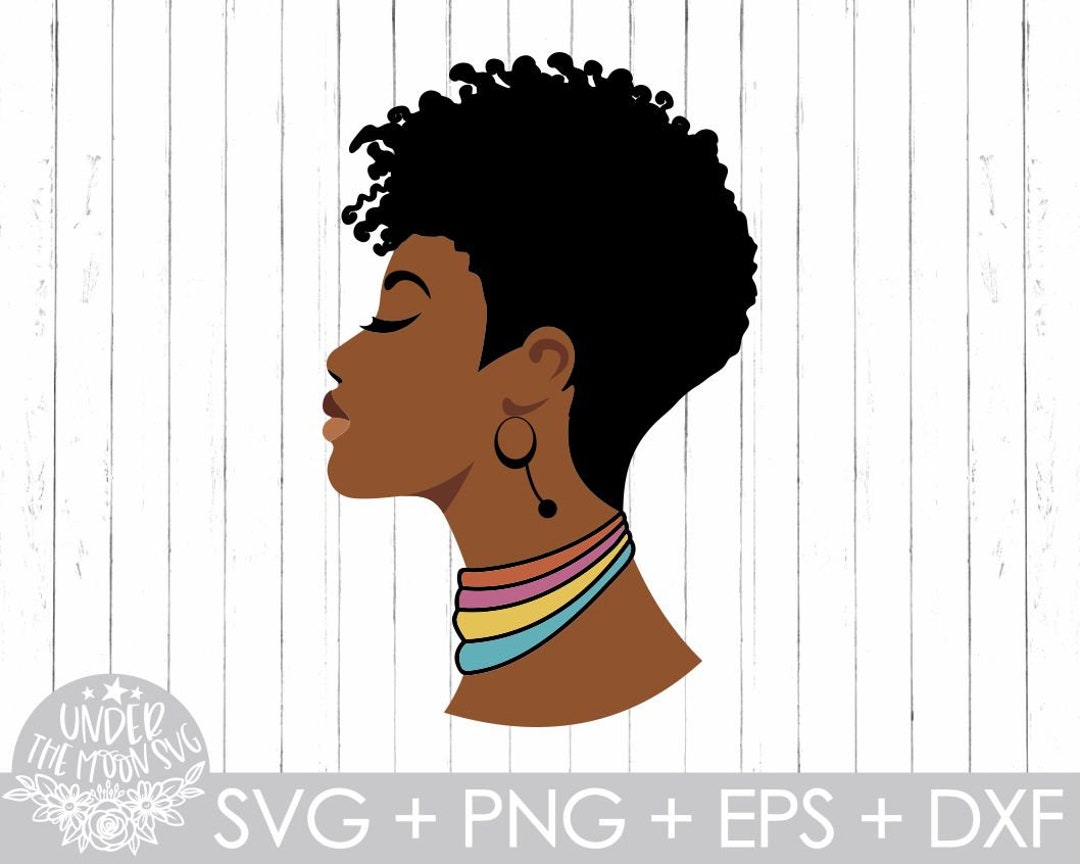 Black Woman Svg,afro Woman Svg,black Woman Svg,african American Woman ...