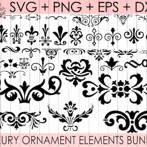 Ornamental Dividers SVG | Decorative Elements svg SVG | Commercial & Personal Use | Instant download design for cricut or silhouette