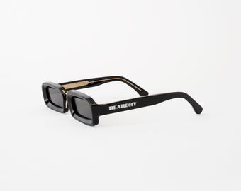 Black Linear Polarised Sunglasses