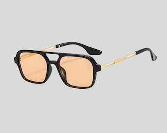 ヴィンテージ ブラック シャンパン サングラス