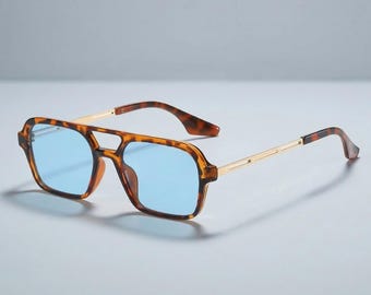 Tortoise Blue Heritage Sunglasses
