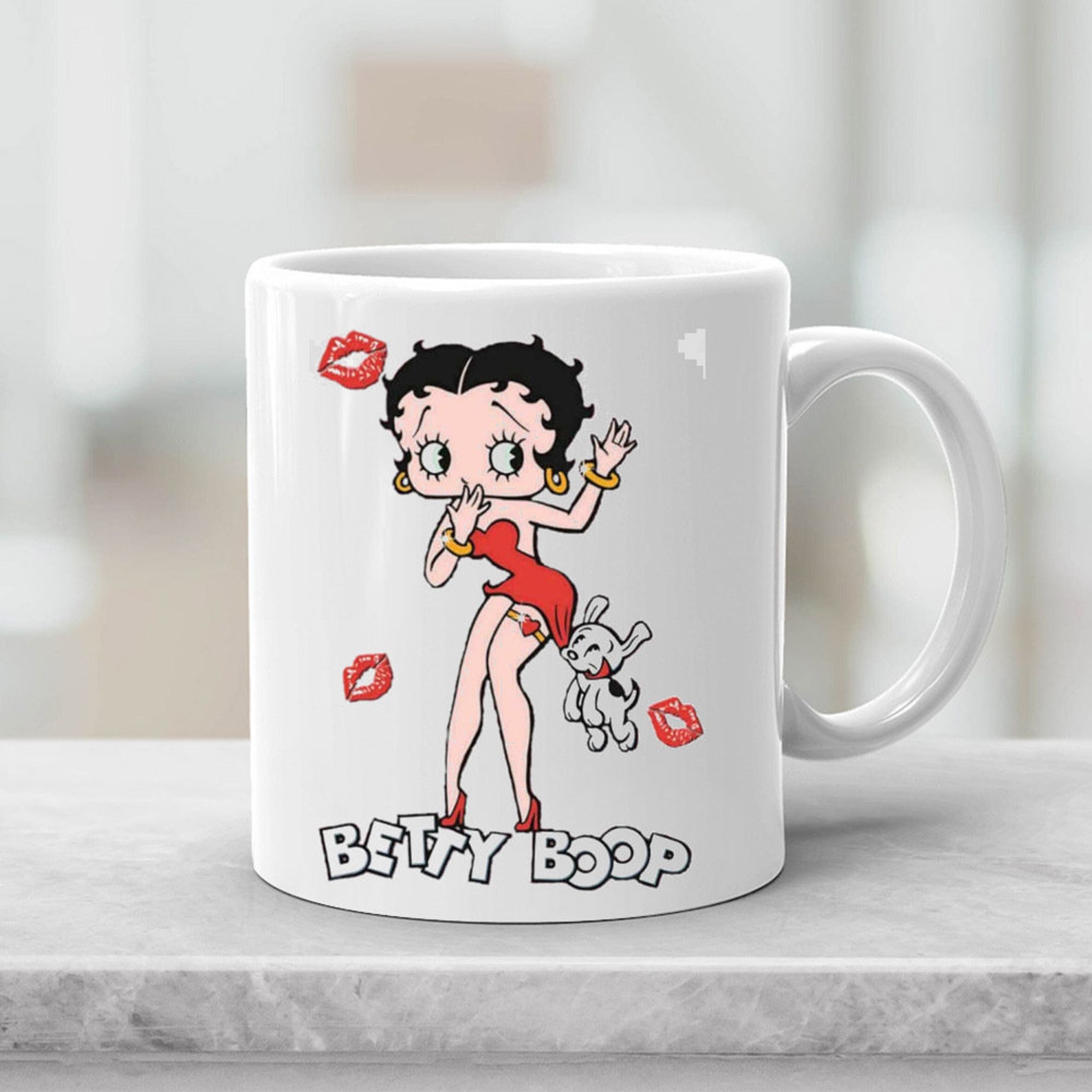 Betty Boop mugs 11oz 15oz | Etsy