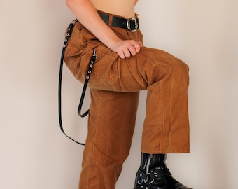 Shego Leather Pant Straps