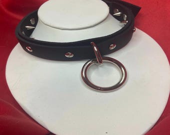 Masochist choker, collar with spikes