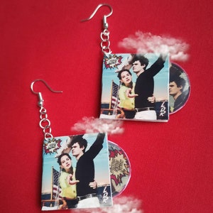 Norman F*ckin Rockwell Vinyl Earrings