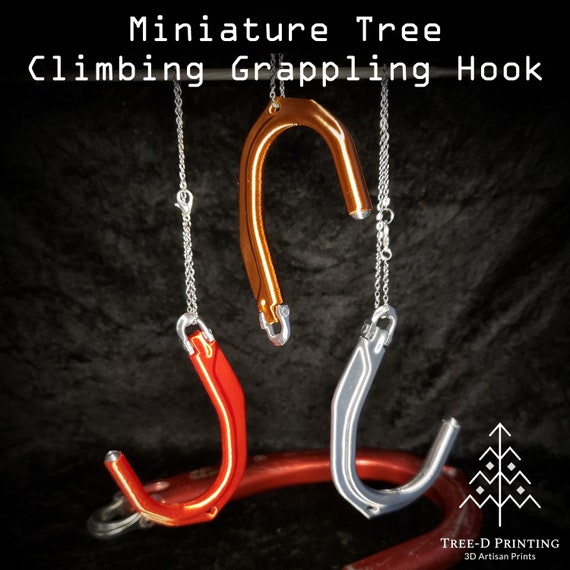 Miniature Tree Climbing Grappling Hook Ornament 