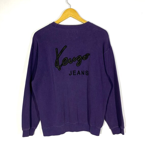 Vintage Kenzo Jeans sweatshirt Kenzo Designer cre… - image 1