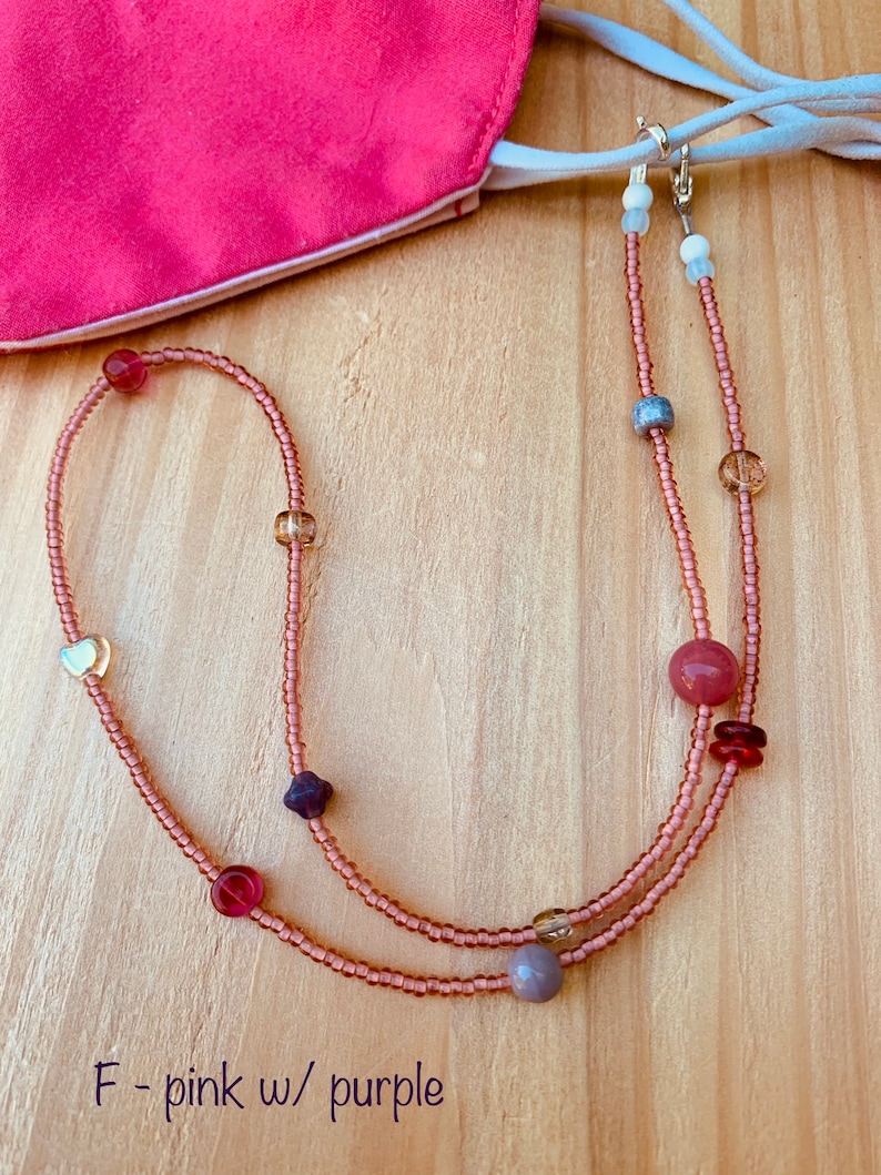 18\u201d Princess Party Beaded Mask Necklaces