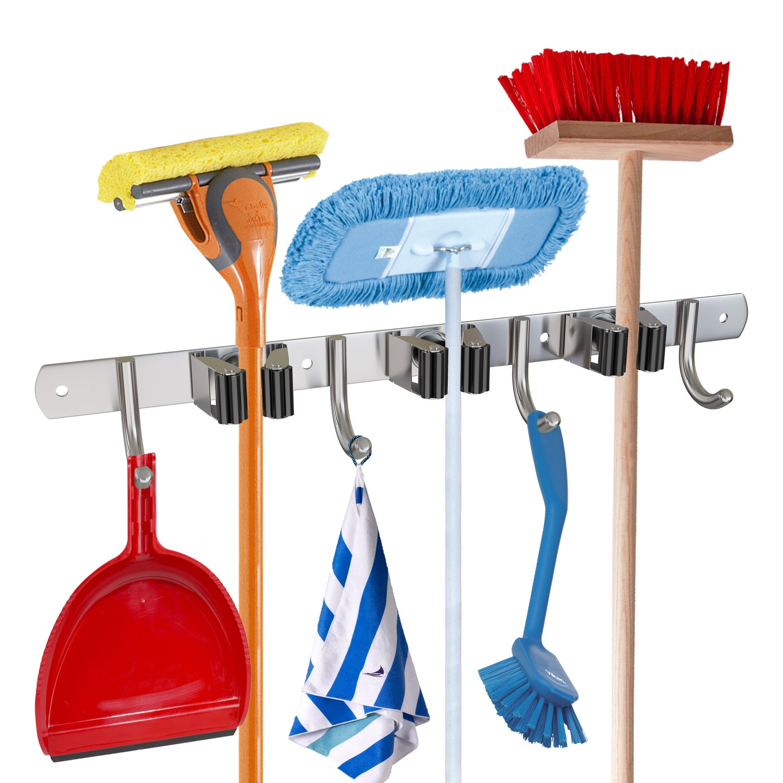 Wall mount broom holder Clearance