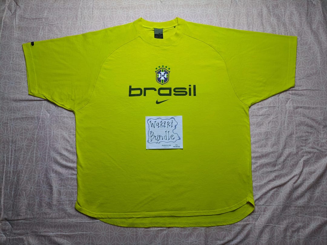 Vintage 2002 Nike Dri-fit Brazilian Football Confederation T-shirt - Etsy