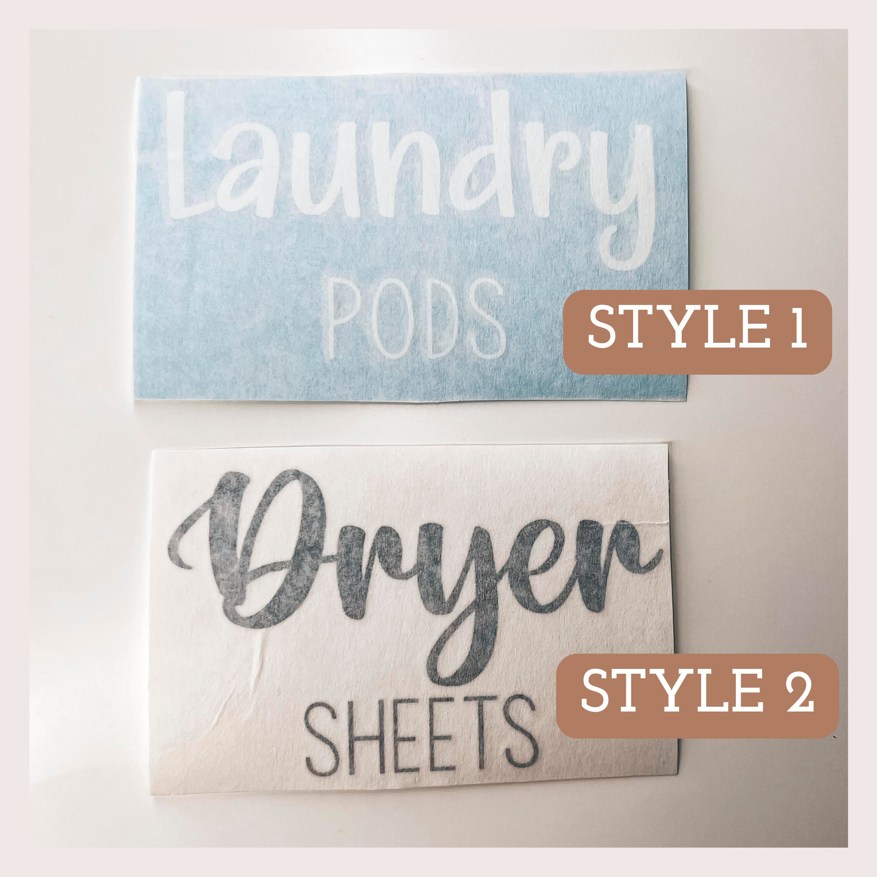 Custom Laundry Room Labels | Laundry Organization Decals | Decals for ...