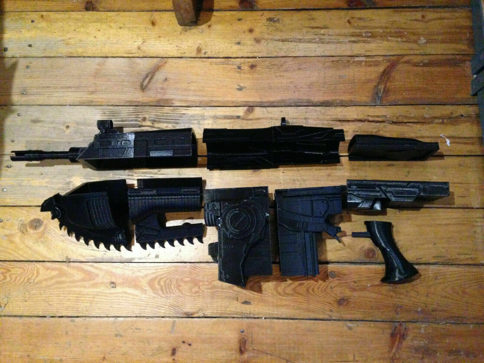 Gears of War Lancer Chainsaw Gun Rifle Replica Prop 11 Scale Etsy