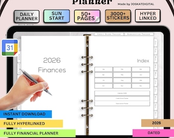 Planificador digital de finanzas 2026: seguimiento de deuda y presupuesto