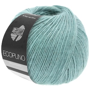 Lana Grossa Ecopuno Yarn, Mint Turquoise