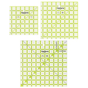 Omnigrid Square Ruler Value Pack (6-1/2&quot;, 8-1/2&quot;, 10-1/2&quot;)