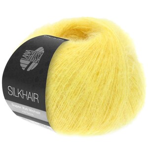 Lana Grossa Silkhair Yarn, Yellow