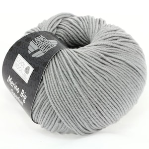 Lana Grossa Cool Wool Big Yarn, Medium Grey
