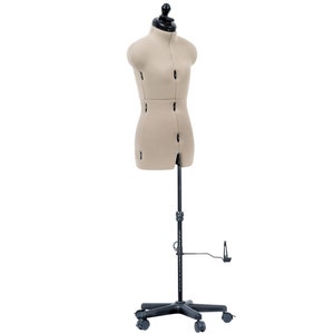 Adjustable Sewing Dress Forms (ADF601, cream white)