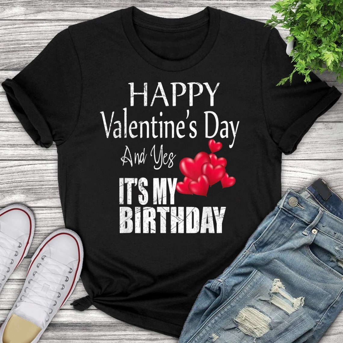 Quote Valentine's Day TShirt Happy Valentine's Day | Etsy