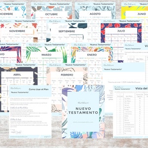 Biblical Plan 5 New Testament Bible Reading Plan Spanish image 1