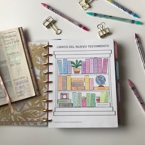 Bücher des Neuen Testaments | Malblatt | Malblatt mit Büchern des Neuen Testaments