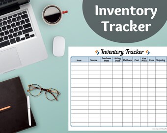 Reseller Inventory Sheets, Inventory Tracker, Printable, Inventory Management, Inventory Planner, Ecommerce Inventory, Digital Download