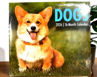 2026 Wall Calendar Dogs 11" x 10"