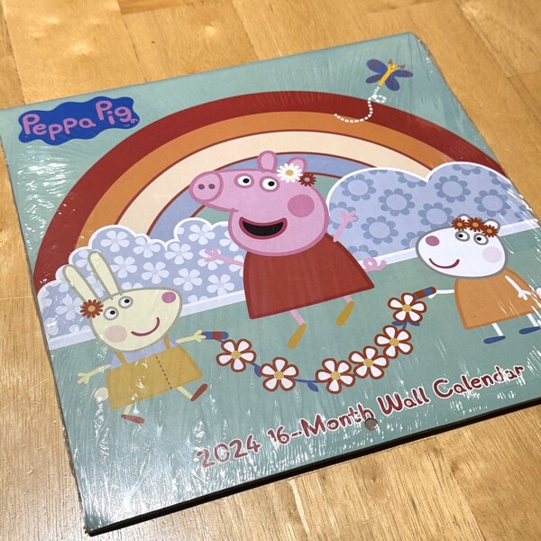 Peppa Pig Wall Calendar Etsy
