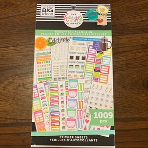 The Happy Planner Sticker Book Essential Planning 1009 Pieces Stickers