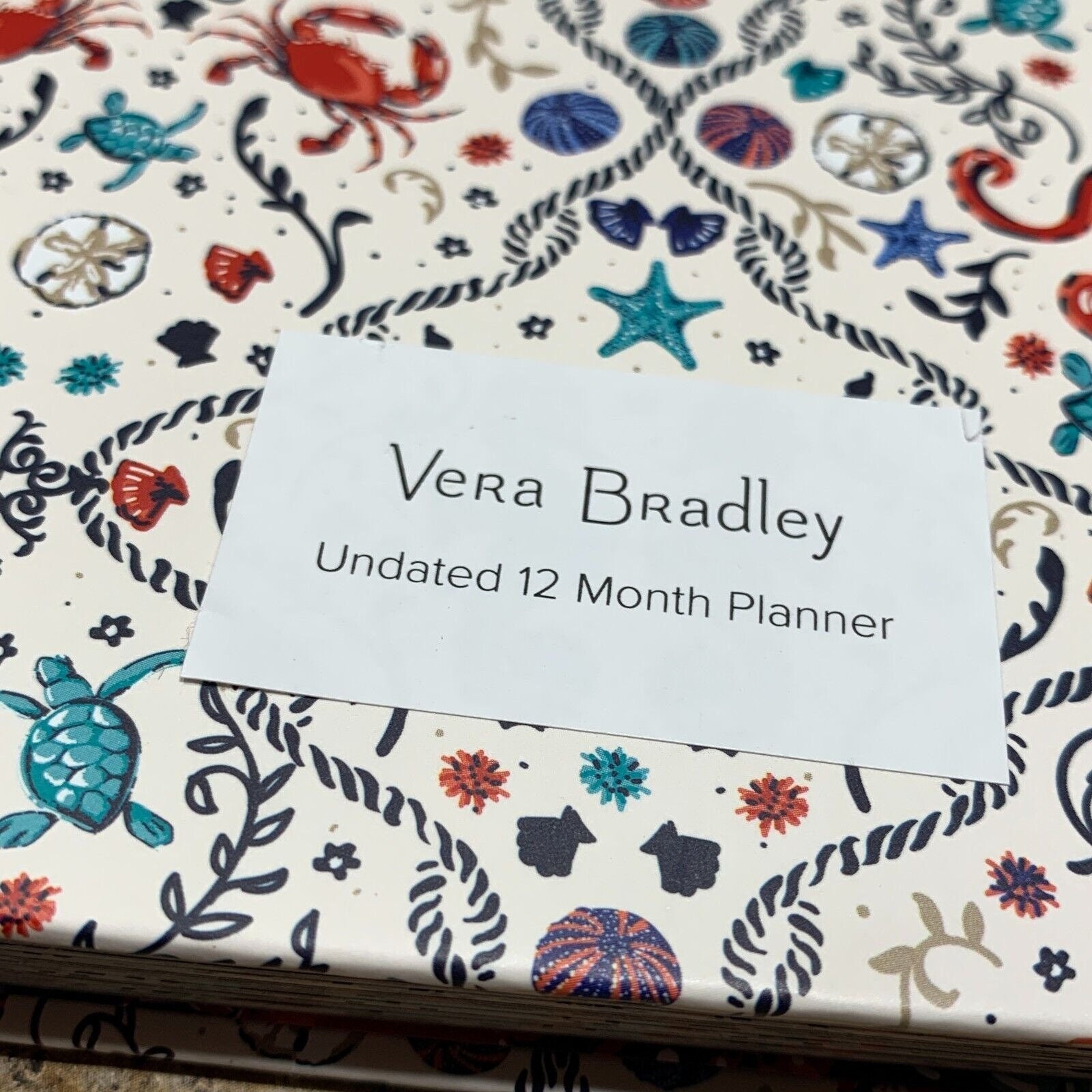  Vera Bradley Hardcover Daily Planner 2023-2024