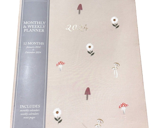 2024 Planner Molly and Rex Weekly Layouts Monthly Calendar Notes Pages