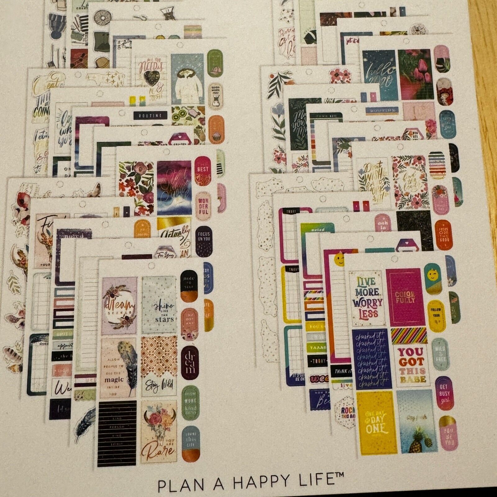 The Happy Planner Sticker Book Color Story 4 486 Pieces - Etsy