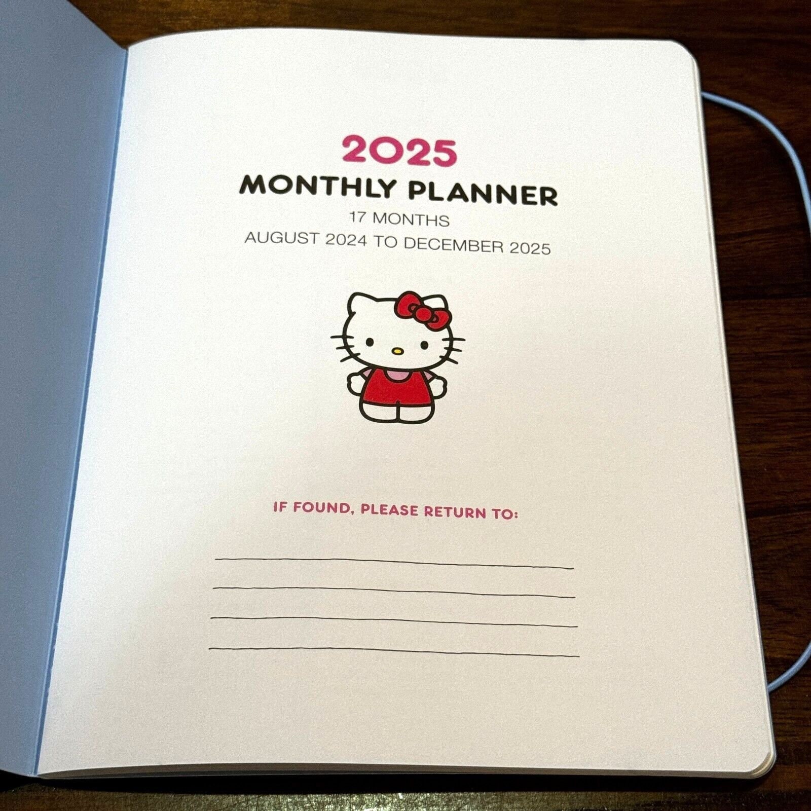 2024-2025-sanrio-hello-kitty-planner-monthly-calendar-pocket-rainbow-ocs-etsy