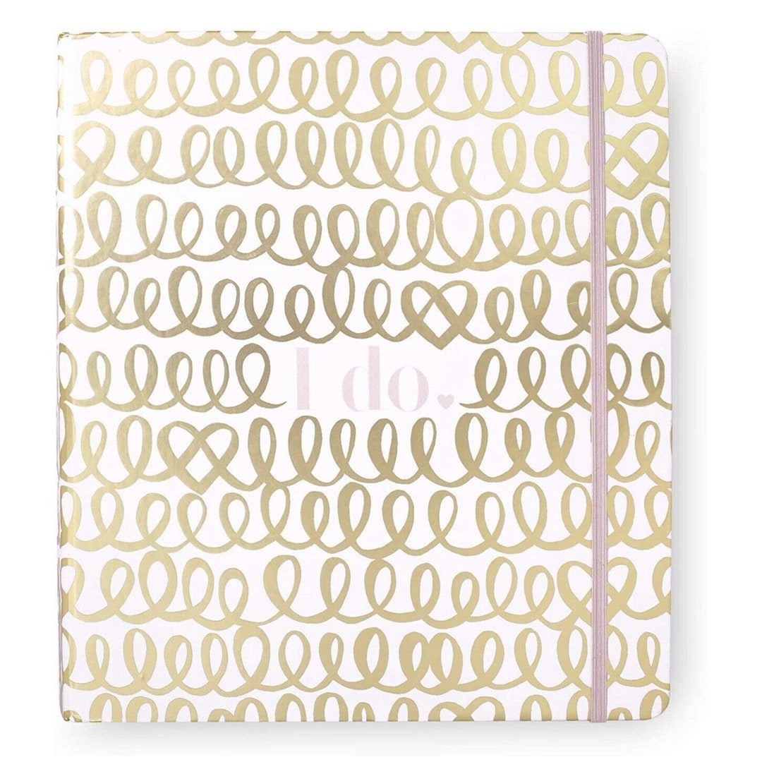 Kate Spade NY Wedding Planner Binder Bride's Personal Organizer Gold ...