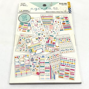 155 Piezas Set de Scrapbooking con Cuaderno A6,Bullet Journal Kit