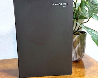 Day-Timers 6 Ring Binder Planner Project Planning Notes Pages 5 x 7.5 in Black