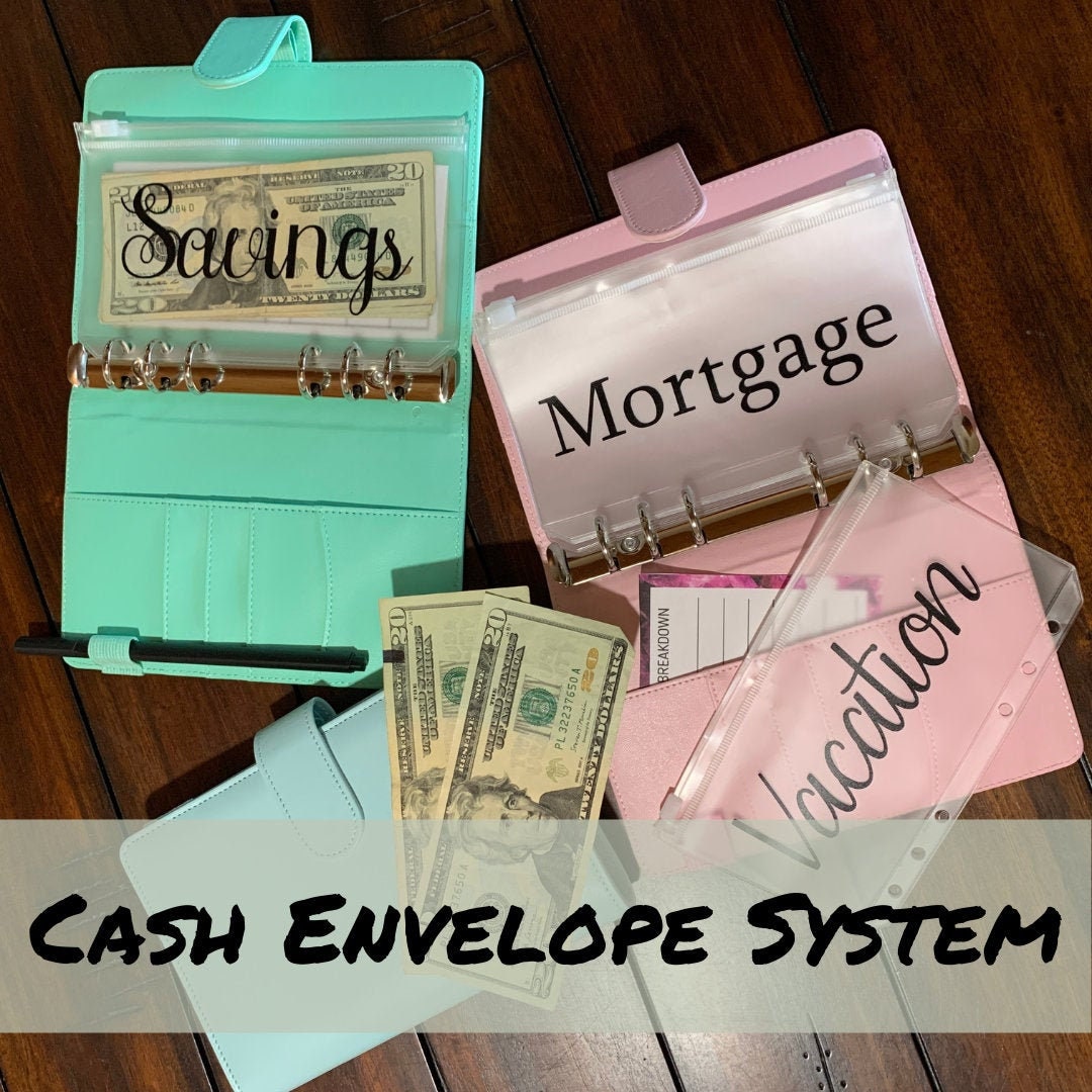Bags & Purses Wallets & Money Clips A6 Binder Cash Envelope System